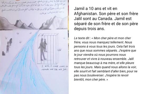 Le père et le frère de Jamil lui manquent