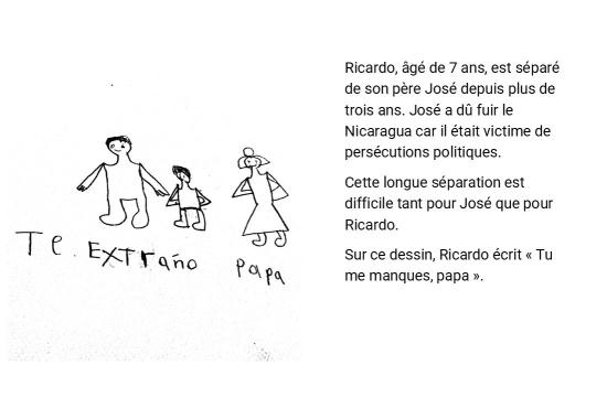 Ricardo dit à son père qu'il lui manque